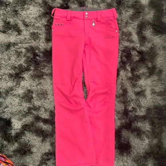 Volcom Stretch Slim SP Pink Snowboarding Pants